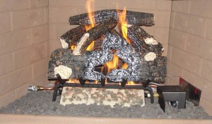 gas logs, installs, fireplace chimney inspection