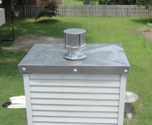 Chimney with Cap, Stainless Steel